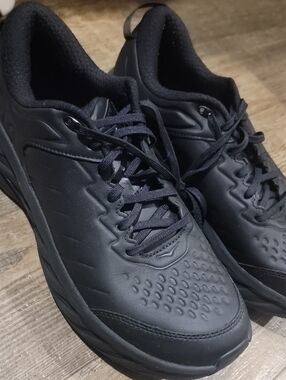 Hoka Men's Black Athletic Lace-Up Sneakers